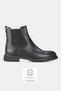 Men's Black Genuine Natural Leather Chelsea Boots, Size 39-45