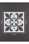 15X15 cm Damask Patterned Stencil Template – 250 Micron Mylar Wood Furniture Tile Wall Painting Template S3 - 2