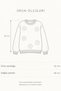 Women's Bitter Brown Crew Neck Three-Dimensional Floral Appliqué Knitwear Sweater - 2