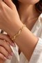 Non-Tarnish Gold Women's Stylish Design Bracelet Elegant Daily and Special Occasion Jewelry