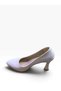 Women's Goblet Heeled Glittery Patent Leather Matte Stiletto - 4