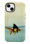 متوافق مع iPhone 15 PLUS / 14 PLUS - غطاء حماية عائم للكلاب، غطاء مزدوج الطبقات، غطاء حماية ذو سطح لامع