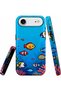 iPhone 17 Air Compatible - Tropical Fish, Dual Layer Cover, Glossy Surface Protective Case