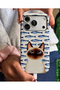 متوافق مع iPhone 18 PRO MAX - تصميم Fish with Cat، غطاء مزدوج الطبقات، غلاف حماية ذو سطح لامع - 4