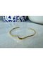 Minimal Thin Gold Cuff Bracelet - 2