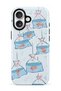 iPhone 16 Compatible - Sleepy Dog, Double Layer Cover, Glossy Surface Protective Case