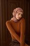 Velora Scarf Shawl Pattern Orange - 3