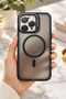 Premium Matte Case with Magsafe Stand and Camera Protection, Compatible with iPhone 15 Pro Max, with Gift Lens - 2