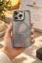 Premium Matte Case with Magsafe Stand and Camera Protection, Compatible with iPhone 15 Pro, with a Gift Lens - 2