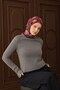 Velora Scarf Flower Dark Purple - 3
