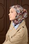 Velora Scarf Flower Green Beige - 4