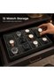 Domestic Production Suede Gray 12-Padded Drawer Padded Watch and Jewelry Box