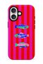 متوافق مع iPhone 16 - غطاء مزدوج الطبقات بتصميم كلب داشهند صغير، غطاء حماية ذو سطح لامع