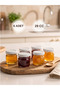 6 Pieces 29 ml Metal Lid 29 Cc Small Sample Jam Honey Promise Engagement Gift Glass Jars