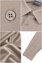 Men's Prime Shirt Liquid Ammonia Mercerized 110S Pima Cotton Light Brown - 3