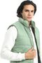 Mens Basic Turtle Neck Bomber Vest VEST - 4