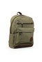 Medium Size 41 cm Canvas Canvas Waterproof Fabric Daily School Backpack Khaki U594 - 3