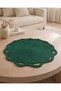 Green Color Multi-Purpose Modern Tablecloth / Living Room Coffee Table Cover / Kitchen Cover (50 cm)
