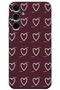 Samsung Galaxy S23 Plus Line Heart Burgundy (Burgundy)