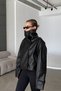 Nicole Soft Textured Stand Collar Oversized Epaulet Detailed Bomber Women's Leather Jacket