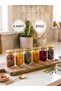 6 Pieces 67 ml Metal Lid 67 Cc Small Sample Jam Honey Shot Glass Jars