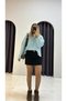 Oversized Knitted Sweater with Zipper