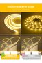 شريط إضاءة LED بطول 10 أمتار بلون أبيض دافئ 2700 كلفن، مقاوم للماء IP67 وقابل للتعتيم - 4