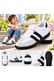 Unisex Children's Sports Shoes with Thermo Sole, Side Stripes and Velcro Laces - 4