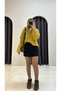 Oversized Knitted Sweater with Zipper