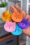 Animated Fidget Keychain with Cat Figure – Layered Fidget Design, Bag Accessory Charm - 3