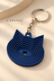 Animated Fidget Keychain with Cat Figure – Layered Fidget Design, Bag Accessory Charm
