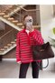 Polo Collar Striped Viscose Knitwear - 6