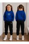 Sweatshirt Tracksuit Set for Girls, Crew Neck Printed 3 Yarn Threaded Winter Cotton Comfortable Fit Set