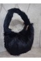 Women's Plush Shoulder Bag Faux Fur Textured Stylish Daily Bag - 8