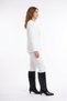 Women's Leather Below the Knee Heeled Boots 7033 Black Skin - 7