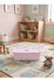 Small Size 4 Liter 30X20X10 cm Polypropylene Plastic Organizer with Lilac Lid - Toy Box and Storage Basket - 5