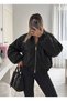 Black Satin Leopard Yankee Jacket - 3