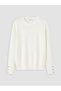 Peak New Season White Crew Neck Women's Knitwear Sweater - 5
