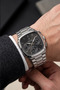Black Dial Steel Band 3 Atm Water Resistant Wristwatch (with Special Box)