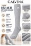 Women's 3 Pairs Genuine Combed Cotton Towel Knee Socks - 2