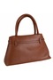 Genuine Leather Women's Hand and Shoulder Bag in Tan Color - 3