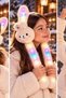 Lighted Rabbit Ear Plush Children's Headphones