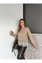 Lace Detail Knit Sweater - 2