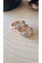 Xuping Rose Color Zircon Stone Hoop Earrings Acr9681 - 3