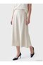 Peak New Season Ecru Zippered A-Line Skirt - 2