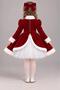 Girl's Christmas Dress, Girl's Velvet Dress - 2