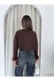 Women's Crop Cardigan with Gold Buttons and Furry Cuff Detail, Stylish Short Cardigan - 5