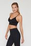 Women's Ribbed High Waist Black Tights - 2