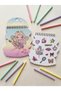 Stickered Picture Notebook Small Size Fairy Themed Fuchsia - 4