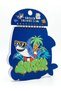 Stickered Picture Notebook Small Size Shark Themed Blue